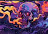 create dark art illustration