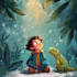 do children book illustration and cover page