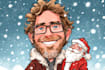 draw christmas cartoon caricature
