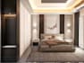 design a modern full apartment interior with 3d rendering