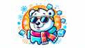 make outstanding friendly cooling mascot logo with express delivery