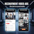 create a recruitment video ad