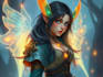 design fantasy character portrait