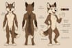 draw 2d furry fursona yiff ref sheet anthro dakimakura hybrid art pfp furry oc