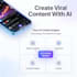 design an ai content creation system for text, image, and video