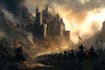 do fantasy background and landscape