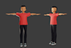 model custom 3d vrchat avatar for streaming and vtubing