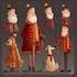 illustrate christmas card, christmas character