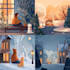 create festive holiday christmas design illustration