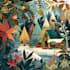 illustrate a holiday greeting card
