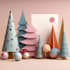 draw greeting, christmas, birthday card, postcard