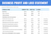 create profit and loss statement,balance sheet and cashflow statement