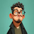 draw artistic cartoon caricatures