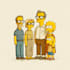 draw simpsonized yellow cartoon character from your photo