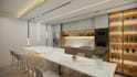 design a modular kitchen interior with realistic 3d visuals