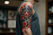 making a japanese style tattoo art