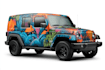 make amazing car wrap, decal, vinyl with vector illustration