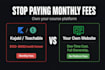 build a course or membership website with easy content management