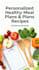 meal plan and provide recipes