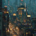 do cyberpunk futuristic city art