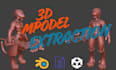 rip or extract 3d model character and convert 3d game file texture animation