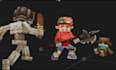 create custom hytale 3d models mc model with texture and animation in blockbench