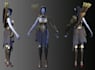 convert 2d to 3d model, stylized 3d game character, uv map, pbr, rig3d fbx model