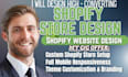 do shopify store design, shopify dropshipping or shopify website