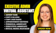 be your personal administrative virtual assistant executive assistant sales rep