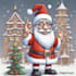 draw unique christmas cartoon caricature