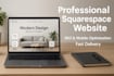 build a professional squarespace website with SEO and mobile optimization