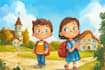 draw digital watercolor children book illustration