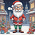 draw a christmas cartoon caricature
