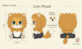 create detailed custom plush toy reference sheet stuffed animal design tech pack