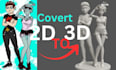 3d print custom stl file paint and ship 3d anime resin figurine miniature model