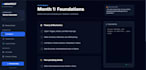 make a goalbased website with full progress tracking