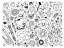 create a hand drawn doodle illustration
