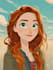create a disney cartoon illustration