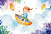 draw digital watercolor children book illustration