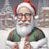 make a christmas cartoon caricature