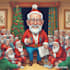draw christmas cartoon caricature