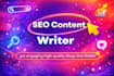 do SEO article writing, blog post writing and blog content writing