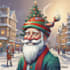 draw christmas cartoon caricature