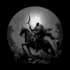 draw dark art illustration with engraving style
