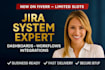create jira dashboards workflows issue types automation custom integrations