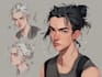 create a custom digital art illustration in any art style