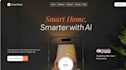 do squarespace voice assistant website smart home website iot automation website