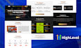 gohighlevel sales funnel gohighlevel landing page go highlevel website design