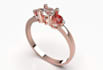make 3d jewelry design, silver jewelry cad modeling, gemstone setting rendering