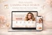 do wix salon landing page